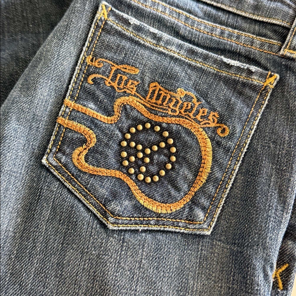 Kitson Denim with Gold Accents - Picture 4 of 9